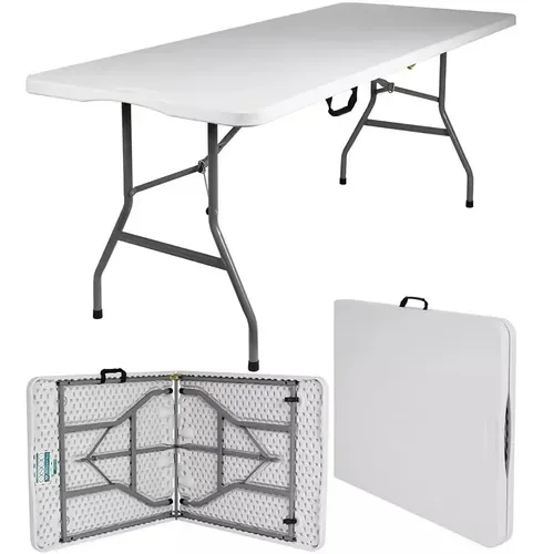 Mesa Dobrável Retangular 1,80 m